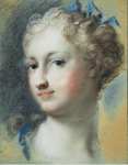 Carriera Rosalba Head of a Fair-Haired Woman - Hermitage